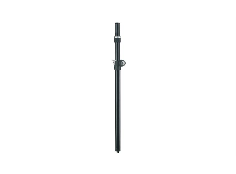 K&M 21367 Distance rod »Ring Lock« Black Threaded bolt M20, H: 890/1380 mm.